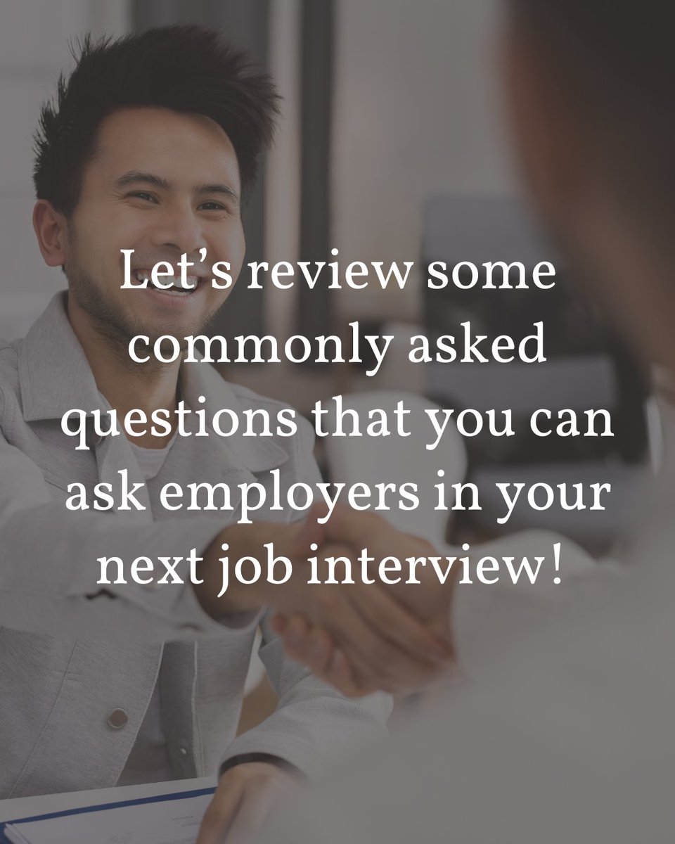 TheWorkPlace_CT's tweet image. Asking questions during an interview not only shows how engaged you are, but it also helps you determine if the company is a good match you and what you’re looking for!

#CareerTips #InterviewQuestions #JobInterviewReady