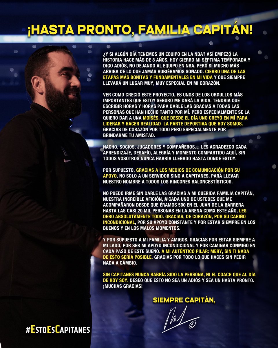 Siempre Capitán 🏀