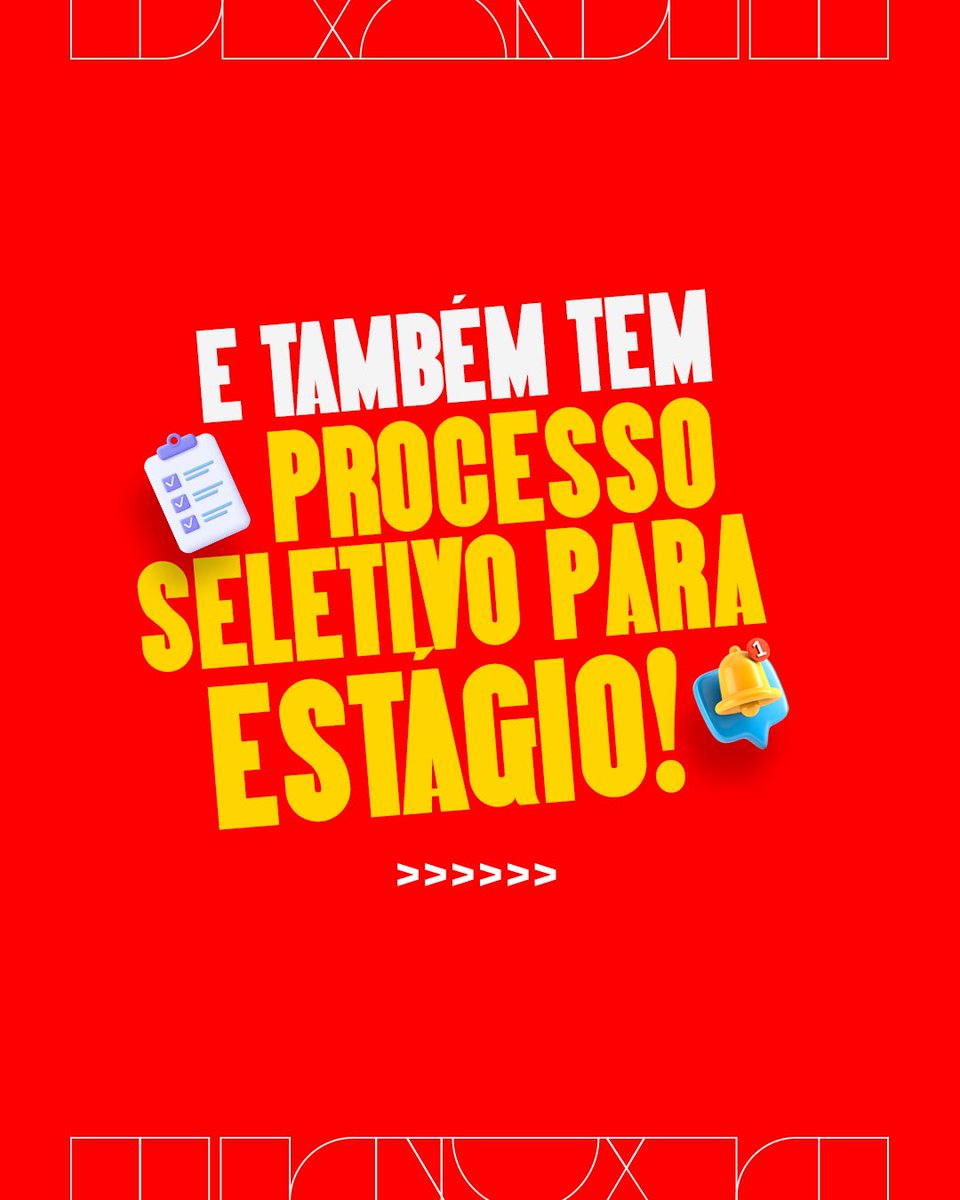 govbr's tweet image. E também tem processo seletivo para estágio!