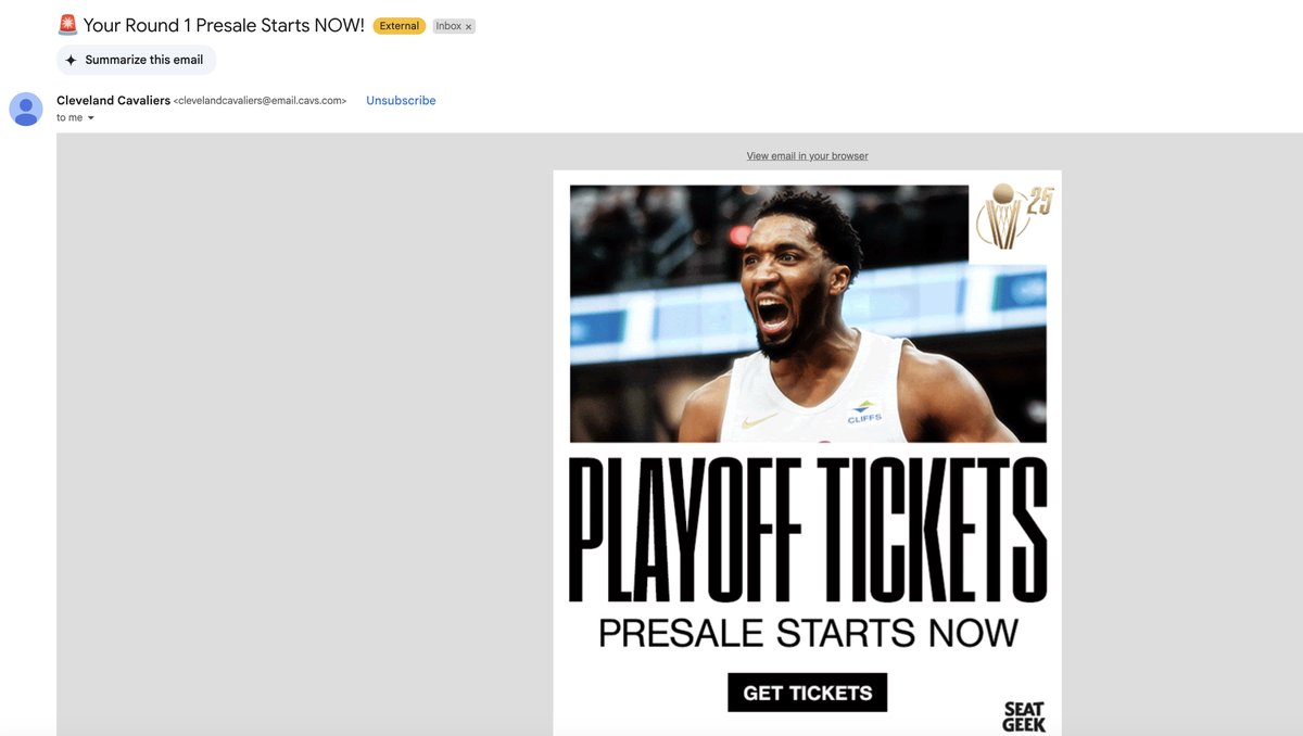 Cavs rewards by <a href="/uptop_xyz/">Uptop</a> powered by <a href="/avax/">Avalanche🔺</a> providing access to Presale Playoff Tickets. Love to see the program continue to push out quality product features! 

Can't wait for the next team 😉