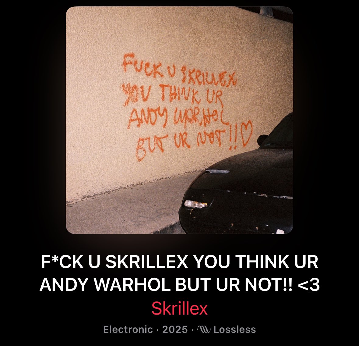 THE SKRILLEX ALBUM IS OUT EVERYWHERE 🚨

34 SONGS <a href="/Skrillex/">Skrillex</a>
