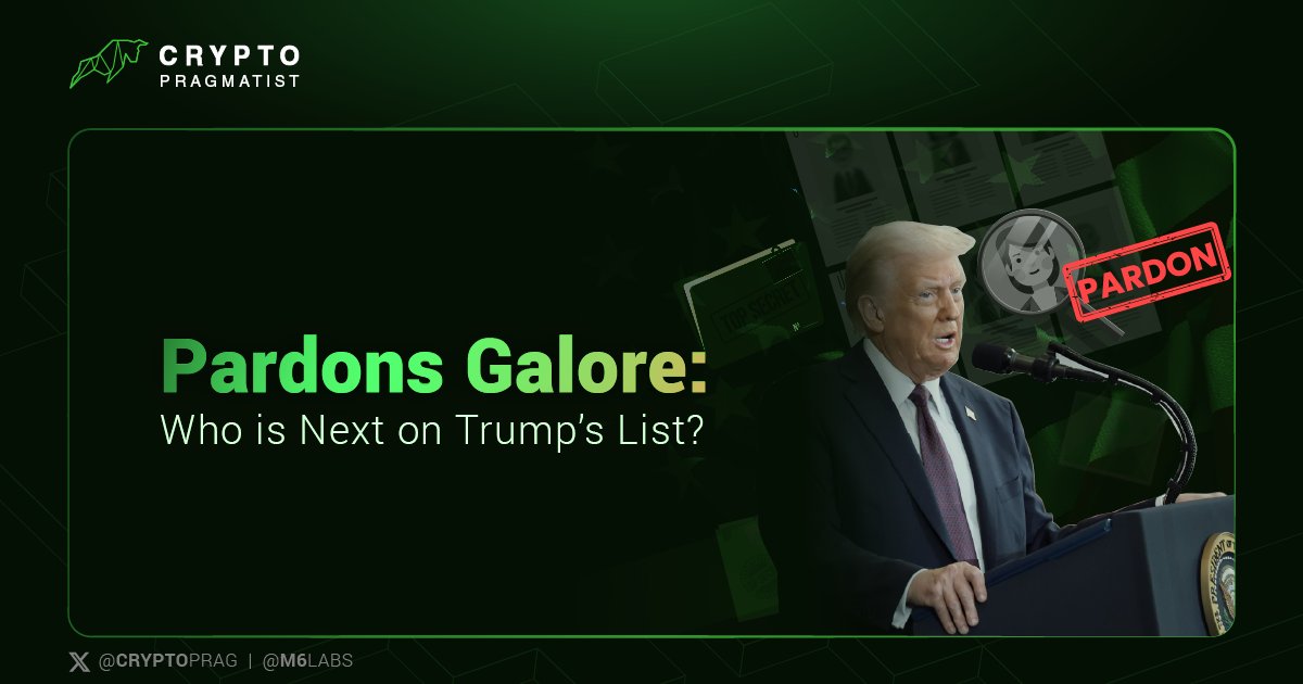 cryptoprag's tweet image. 🚨 Trump’s on a crypto pardon spree — BitMEX founders ✅ Trevor Milton ✅ Carlos Watson ✅

Now everyone’s asking: Is SBF next?

Would Trump risk it? 🤔

cryptopragmatist.com/p/pardons-galo…