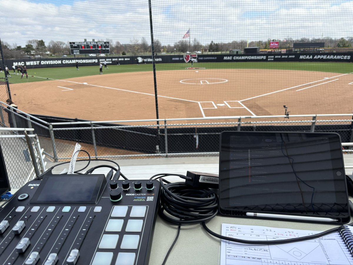 Brayden Carroll (@braydendcarroll) on Twitter photo Got a softball doubleheader today between Ball State and Northern Illinois. On air today with <a href="/LukasThatch/">Lukas Thatcher</a>, catch the action live at 1 PM on the <a href="/bsusportslink/">Ball State Sports Link</a> feed! Got a softball doubleheader today between Ball State and Northern Illinois. On air today with <a href="/LukasThatch/">Lukas Thatcher</a>, catch the action live at 1 PM on the <a href="/bsusportslink/">Ball State Sports Link</a> feed!