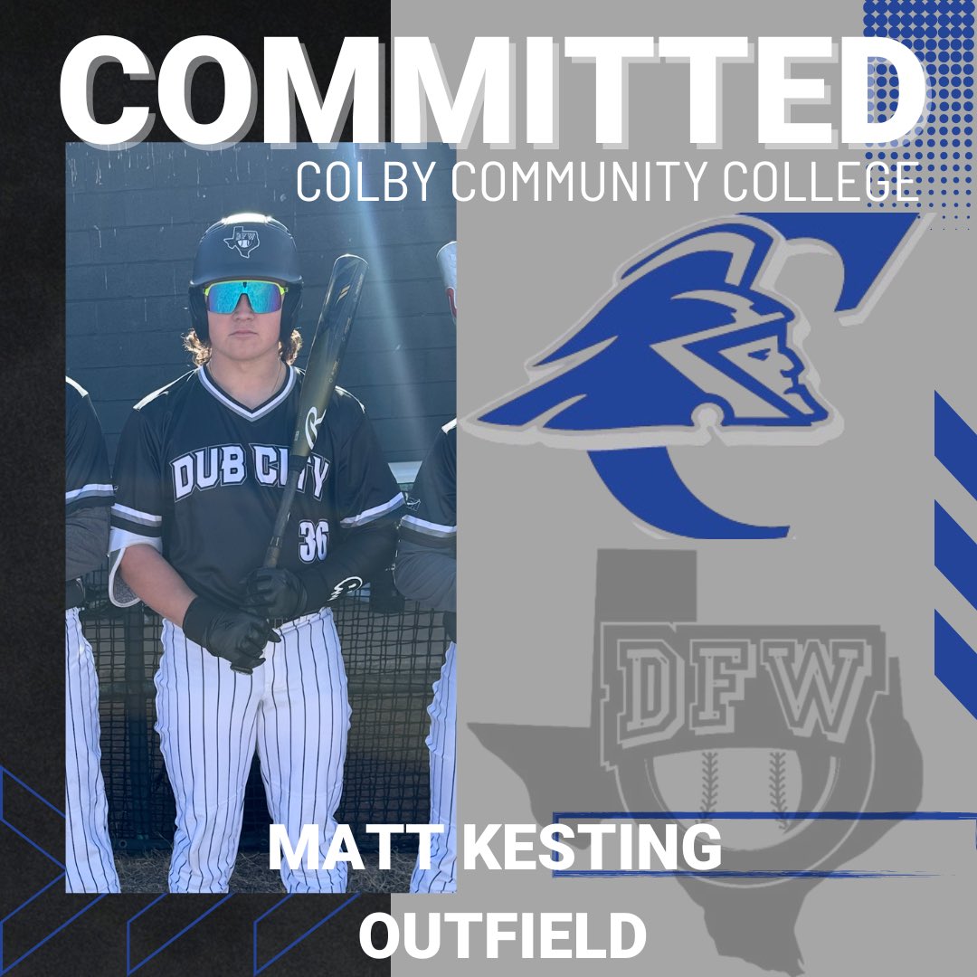 Davis Page (@coachpage_) on Twitter photo Full ride to Colby Community College! <a href="/DFWPostGrad/">DFW Post Grad Baseball</a>
#DubCity <a href="/MattDeckerTPA/">Matt Decker</a> <a href="/coachbravo28/">Zach Bravo</a> <a href="/MatthewKesting/">Matthew Kesting</a> Full ride to Colby Community College! <a href="/DFWPostGrad/">DFW Post Grad Baseball</a>
#DubCity <a href="/MattDeckerTPA/">Matt Decker</a> <a href="/coachbravo28/">Zach Bravo</a> <a href="/MatthewKesting/">Matthew Kesting</a>