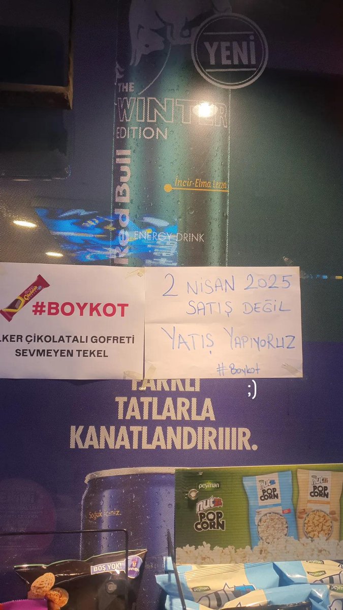 Satış yok
Yatış var
#BoykotaDevam