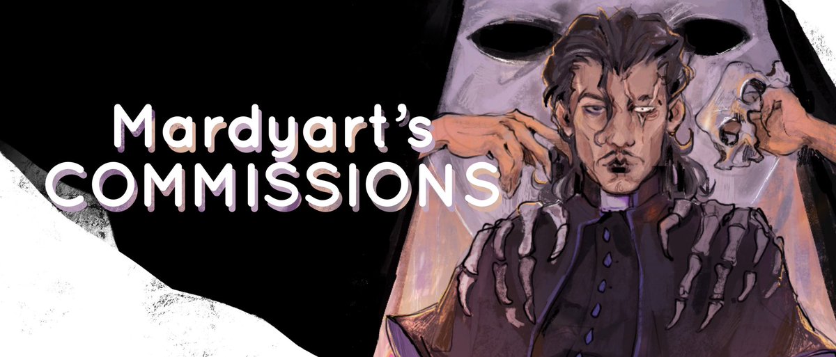 mardyart's tweet image. (rts are appreciated🤍)
COMMISSIONS INFO
New commissions sheet ayeeee. Details and such in the form below heh
Thank you for the interest 🖤