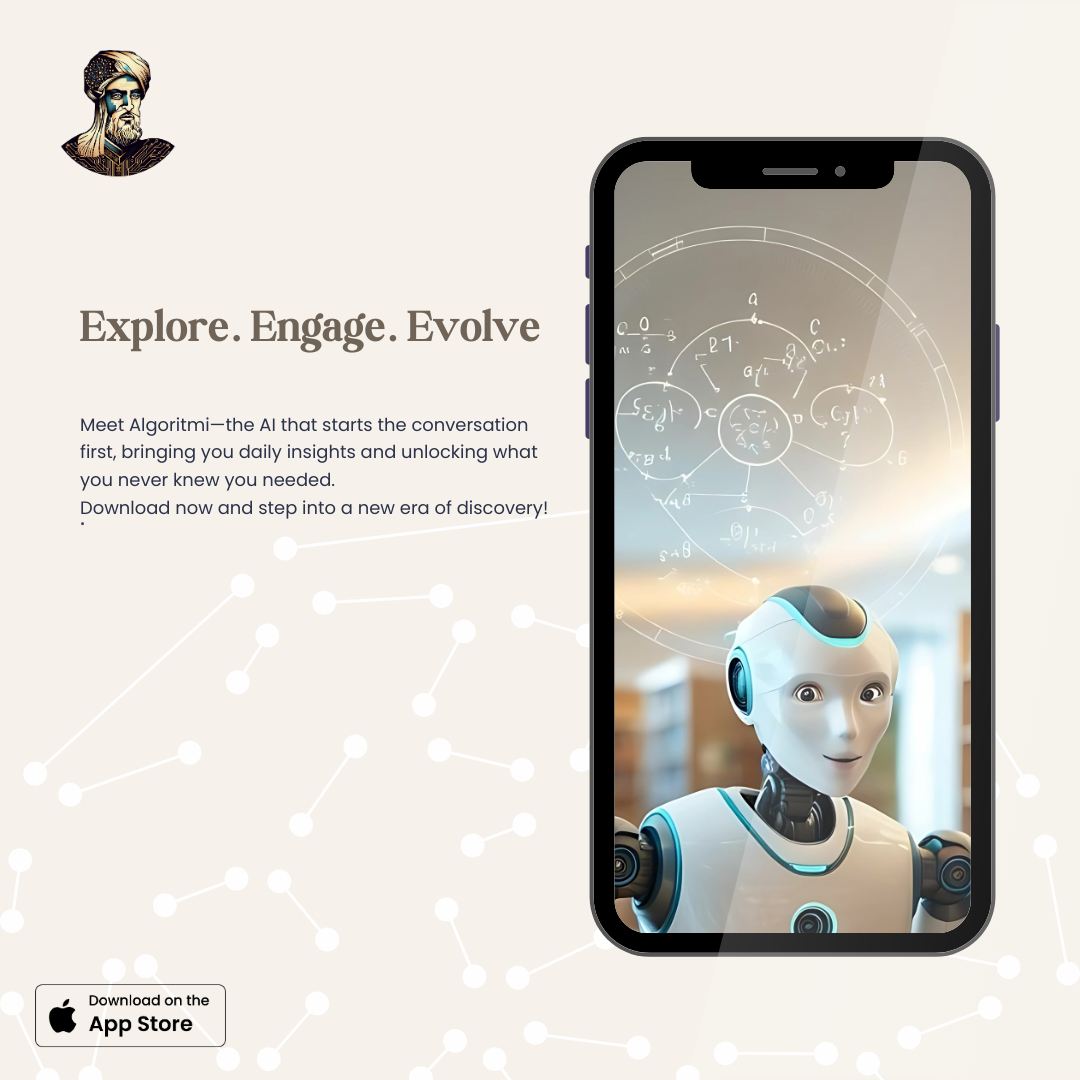 AlgoritmiAi's tweet image. 🚀 Explore, Engage, Evolve!
🤖 Meet Algoritmi – the AI that sparks the conversation first, delivering daily insights and unlocking what you never knew you needed.
📲 Download now and step into a new era of discovery!
#AlgoritmiApp #SmartConversations #ProactiveAI #Innovation…