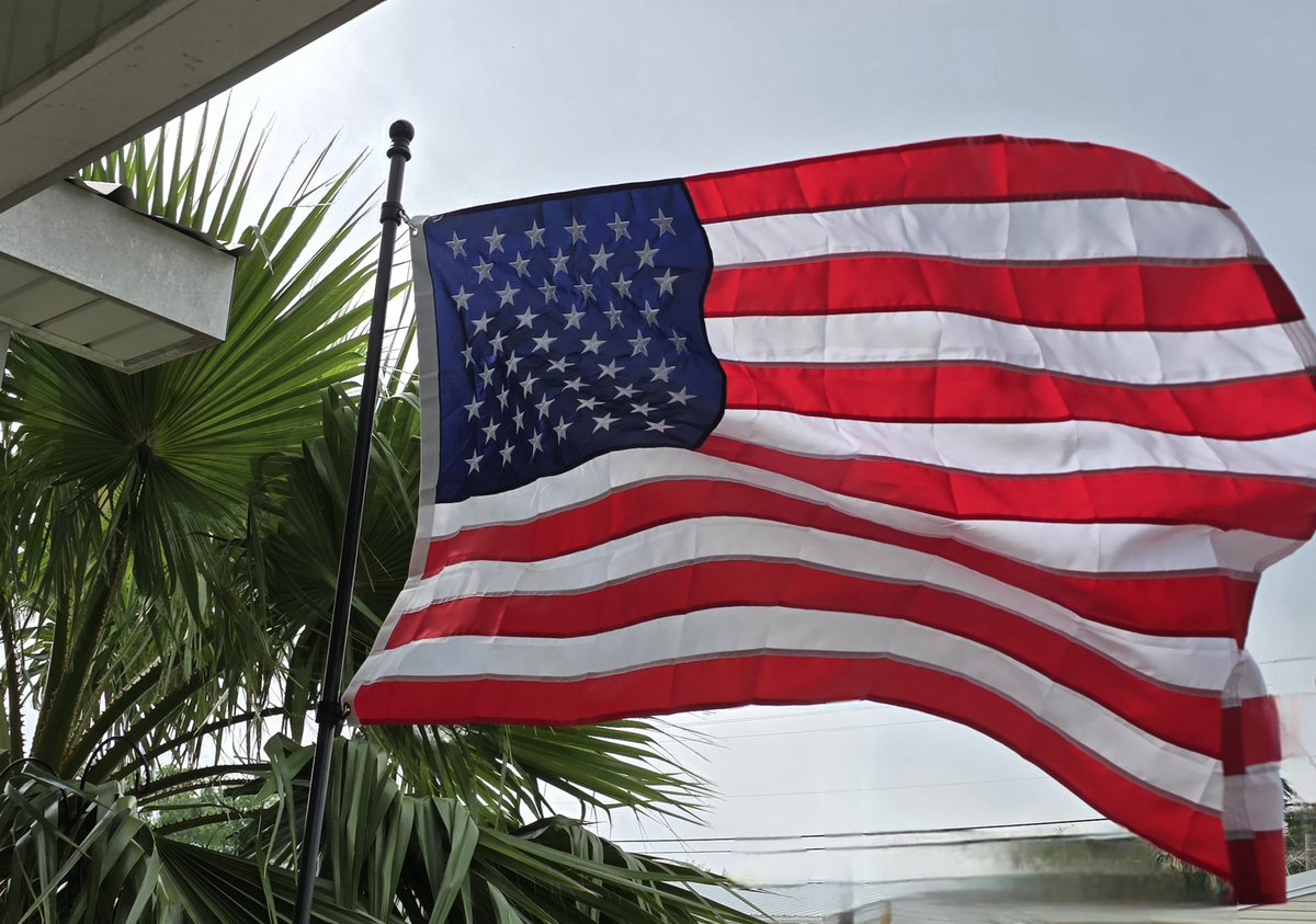 We got a new flag today for the front of the house.

"I pledge allegiance to the flag of the United States of America, and to  the republic for which it stands, one nation under God, indivisible,  with liberty and justice for all."