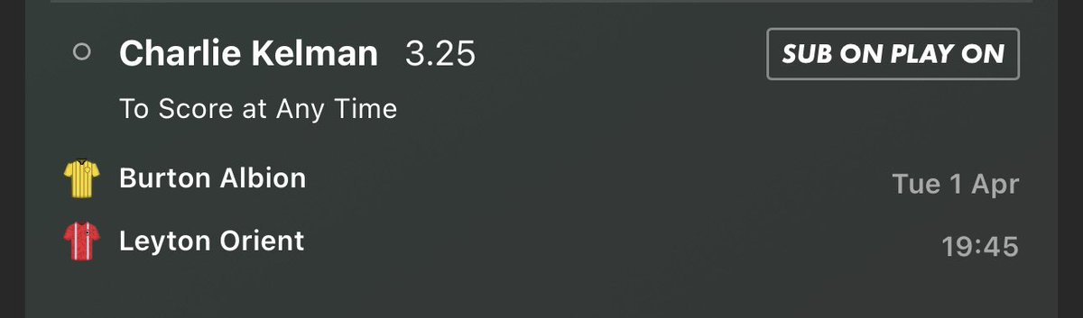 🏴󠁧󠁢󠁥󠁮󠁧󠁿League One

Burton Albion v Leyton Orient

1u @ 3.25 (bet365) 📆01/04/2025