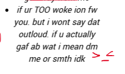 SoldatWidow's tweet photo. Nooticing it's always a specific group saying shit like this and their skin is always #PaperWhite https://t.co/ICaviJcKoe