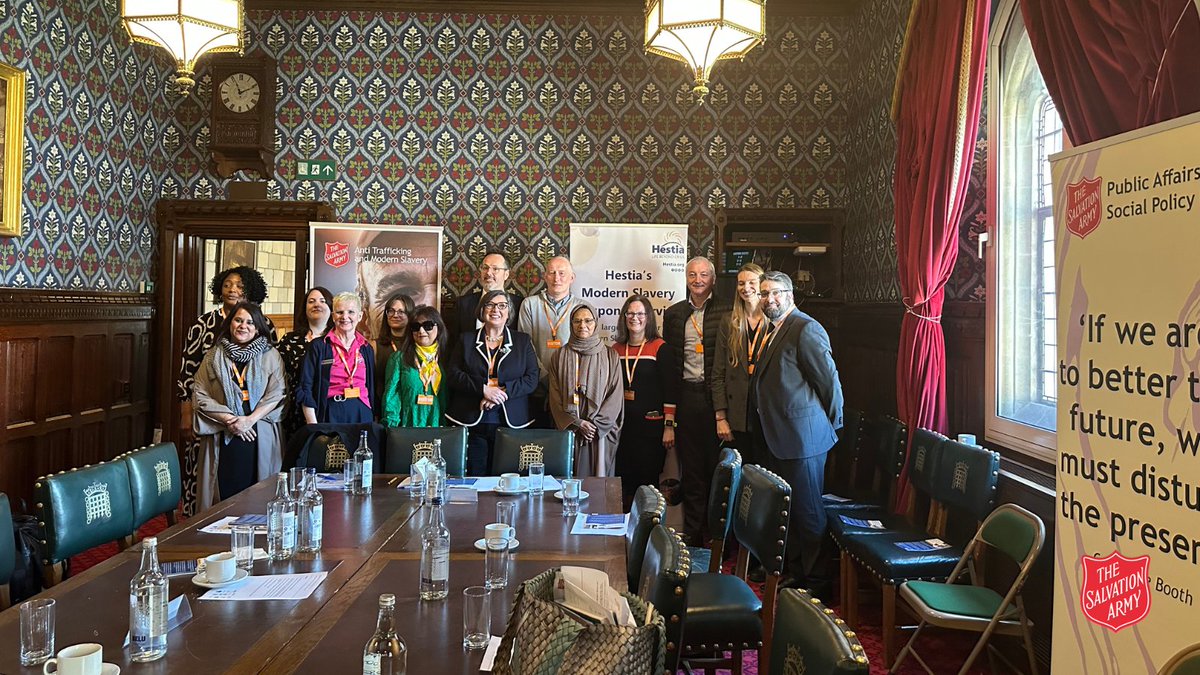 salvationarmyuk's tweet photo. We’re encouraged by the cross-party support in Parliament today at our ‘Putting Victims First’ manifesto launch. With our 12 partners, we’re calling for a renewed UK commitment to #modernslavery survivors. Thanks to Carolyn Harris MP &amp; Marcus for his story https://t.co/m1C2aDs3Cp https://t.co/2XW0n9SjiX
