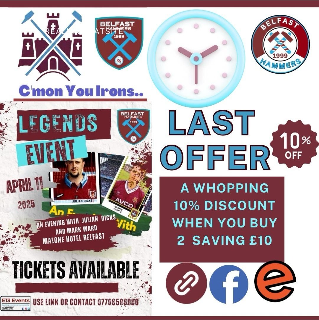 Belfast Hammers tweet media