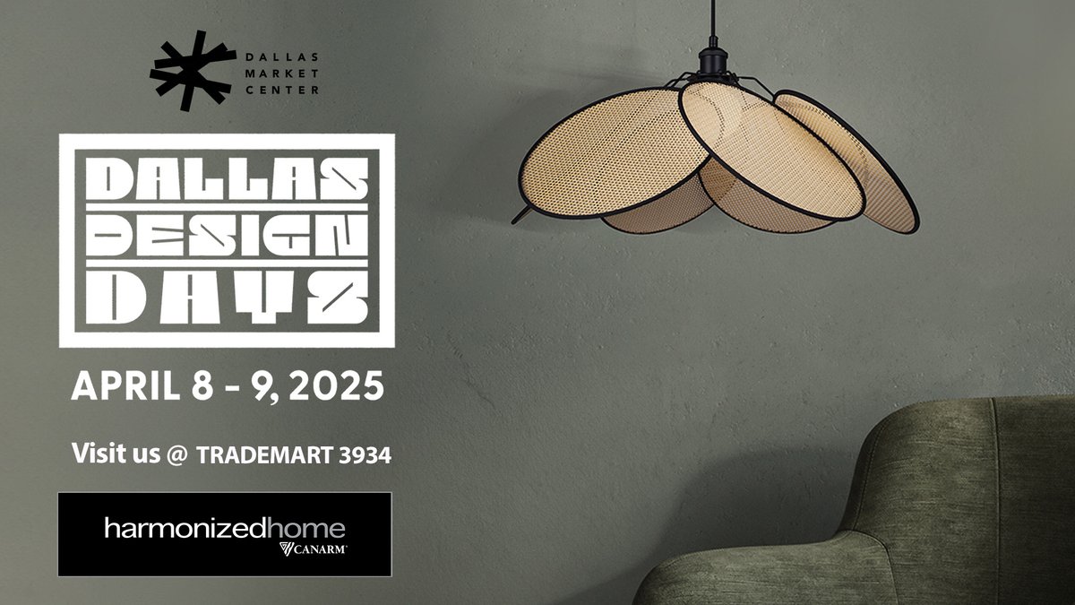 See you at Dallas Design Days! 

We’re excited to be part of Dallas Design Days on April 8th–9th at Trademart 3934! 
.⁠
.⁠
#furniture #lightingInspiration #harmonizedhome #accenttables #homelightingideas #homelighting #interiorlighting #Dallas #dallasdesigndays #trademart3934