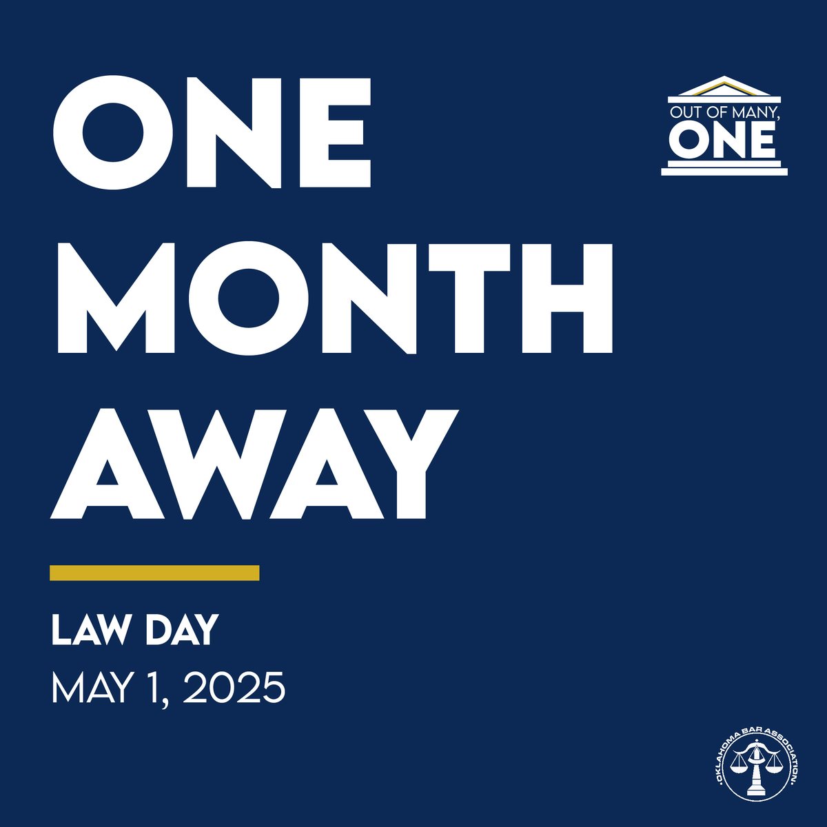 📢 Law Day is one month away!

Every year, we take time on May 1 to provide free legal assistance to the thousands of Oklahomans who reach out via phone and email.

RSVP to our Law Day 2025 Facebook Event to stay updated on key details: facebook.com/events/1716302…