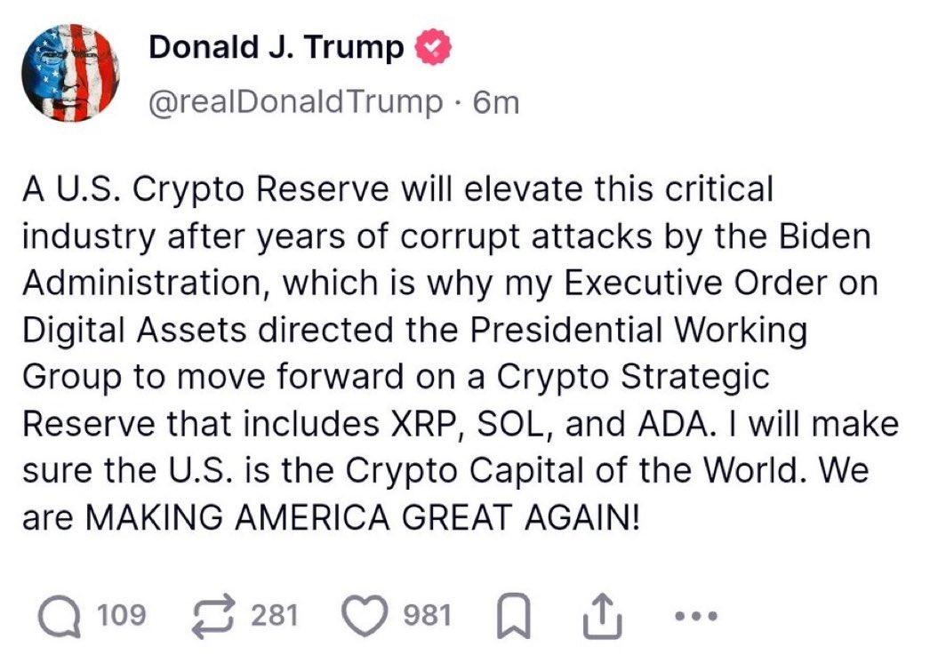 🚨 BIG BREAKING 🚨 

US Treasury and federal agencies will disclose their #Bitcoin and #Crypto holdings on April 5, as directed by President Trump.