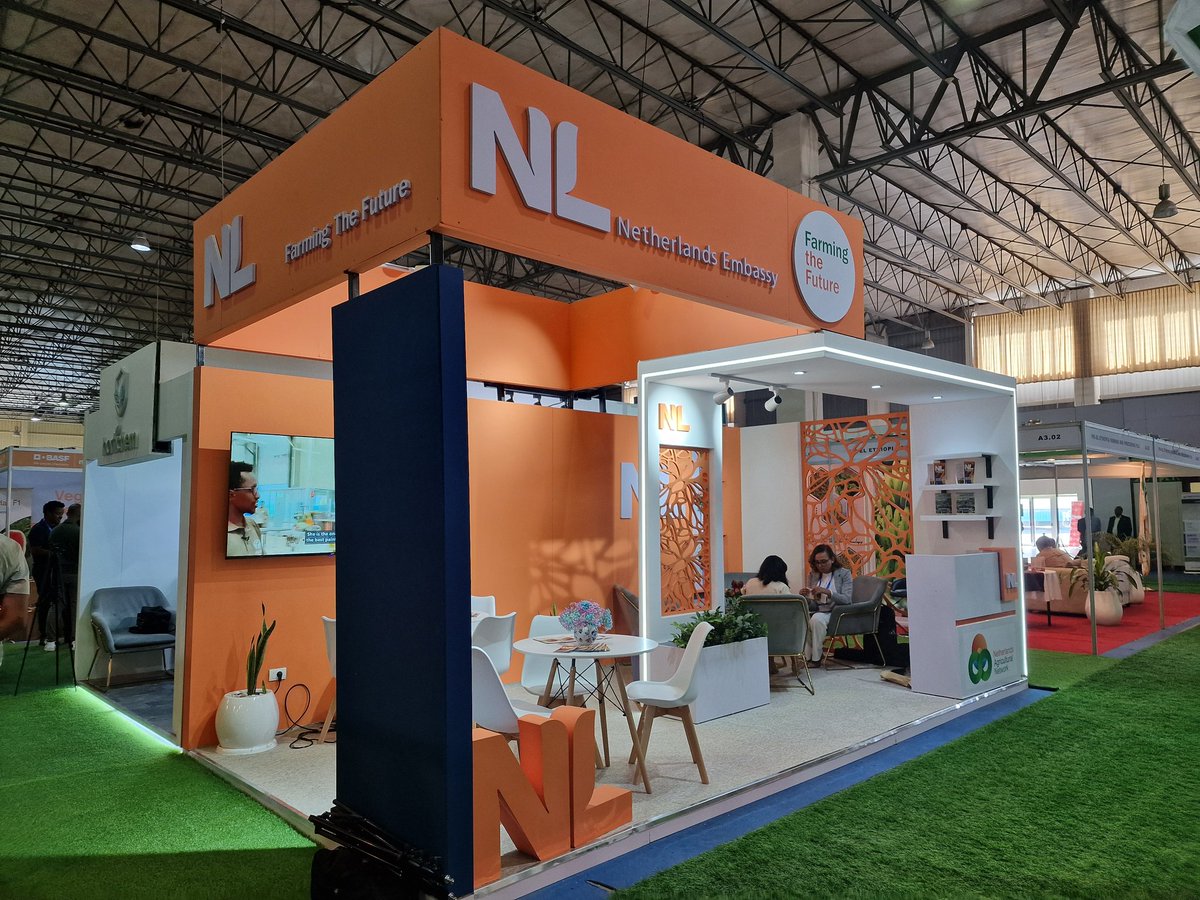 The Netherlands Embassy is live at the 9th HortiFlora Expo in Addis Ababa! 🇳🇱🌿 Join us at Millennium Hall from April 1-3 for Ethiopia’s top international horticulture event. Visit our booth &amp; connect with Dutch expertise in sustainable horticulture! #HortiFlora2025 <a href="/AgroBericht/">AgroberichtenBuitenland</a>