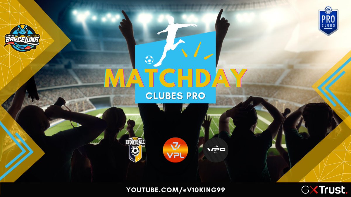 Gaming Barcelona eSports Club (@gamingbarxelona) on Twitter photo ⚽️MATCHDAY #ClubesPro ⚽
🆚 <a href="/USP_eSports/">UD San Pedro</a>
⏰ 22:20h
🏆 <a href="/VPG_Spain/">Virtual Pro Gaming España</a>
🆚 <a href="/Reborn_eClub/">ℝ𝔼𝔹𝕆ℝℕ 𝕖ℂ𝕃𝕌𝔹</a>
⏰ 22:40h
🏆 <a href="/PLGeFootBall/">PLG efootball</a>
🆚 <a href="/BaladreSports/">Baladre eSports</a>
⏰ 23:00h
🏆 <a href="/VPG_Spain/">Virtual Pro Gaming España</a>
🆚 <a href="/TrasmalloES/">TRASMALLO ESPORTS</a>
⏰ 23:40h
🏆 <a href="/VPLSpain/">VPL Spain</a>
🆚 <a href="/G0LDENWARRIORS/">GOLDEN WARRIORS</a>
⏰ 23:40h
🏆 <a href="/VPLSpain/">VPL Spain</a>
📺 youtube.com/@v10king99 ⚽️MATCHDAY #ClubesPro ⚽
🆚 <a href="/USP_eSports/">UD San Pedro</a>
⏰ 22:20h
🏆 <a href="/VPG_Spain/">Virtual Pro Gaming España</a>
🆚 <a href="/Reborn_eClub/">ℝ𝔼𝔹𝕆ℝℕ 𝕖ℂ𝕃𝕌𝔹</a>
⏰ 22:40h
🏆 <a href="/PLGeFootBall/">PLG efootball</a>
🆚 <a href="/BaladreSports/">Baladre eSports</a>
⏰ 23:00h
🏆 <a href="/VPG_Spain/">Virtual Pro Gaming España</a>
🆚 <a href="/TrasmalloES/">TRASMALLO ESPORTS</a>
⏰ 23:40h
🏆 <a href="/VPLSpain/">VPL Spain</a>
🆚 <a href="/G0LDENWARRIORS/">GOLDEN WARRIORS</a>
⏰ 23:40h
🏆 <a href="/VPLSpain/">VPL Spain</a>
📺 youtube.com/@v10king99