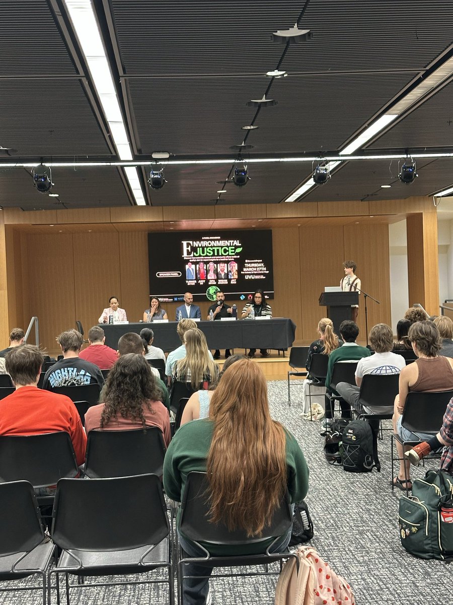 UtahIMF's tweet image. Last Thursday, UIMF Vice President McKay Jones hosted an Environment Justice Panel to further expand on a joint research project with UIMF President Janessa- Michelle Purcell.
#uimf #uvu #evironmentalawareness #mountainsmatter