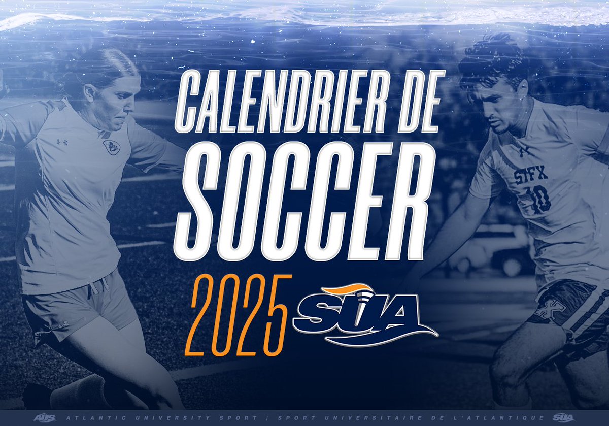 Atlantic University Sport (@aus_sua) on Twitter photo Let the countdown begin! The 2025 AUS soccer schedule is now out.
🏆 The 2025 Bell AUS Women's Soccer Championship will be hosted by <a href="/gocapersgo/">CBU CAPERS</a>!
🏆 The 2025 Bell AUS Men's Soccer Championship will be hosted by <a href="/StFXAthletics/">StFX Athletics</a>!
More details here: atlanticuniversitysport.com/sports/wsoc/20… Let the countdown begin! The 2025 AUS soccer schedule is now out.
🏆 The 2025 Bell AUS Women's Soccer Championship will be hosted by <a href="/gocapersgo/">CBU CAPERS</a>!
🏆 The 2025 Bell AUS Men's Soccer Championship will be hosted by <a href="/StFXAthletics/">StFX Athletics</a>!
More details here: atlanticuniversitysport.com/sports/wsoc/20…