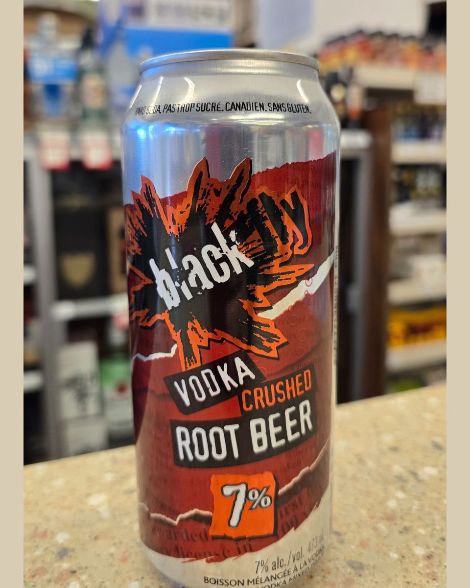 Genuine, delicious Vodka Root Beer, Crafted in Canada.  Crush this the next time you are hanging with friends!

#evergreencoopliquorstore
#blackfly
#canadian
#rootbeercrushed
#vodkarootbeer