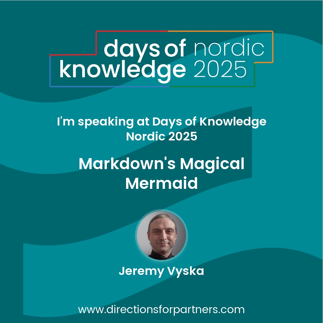Not an April Fool's joke, despite the perplexing title.  I'll be speaking at <a href="/DirectionsEMEA/">Directions for Partners</a> DoK Nordic this year.  See you in May!