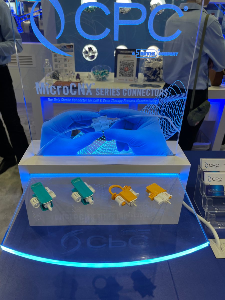 CPC is demonstrating all their single-use connection technology this week at Interphex. Including the New MicroCNX Nano. Visit Booth #3129 to learn more.