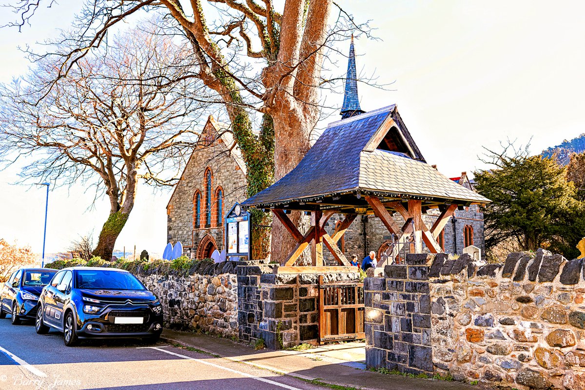 BJRoberts's tweet photo. This fine April morning's front and rear views of Dwygyfylchi's St Gwynan's Church, rebuilt in the 18th and 19th centuries.@Ruth_ITV @WalesCoastPath @NWalesSocial @northwaleslive @OurWelshLife @northwalescom @AllThingsCymru #Dwygyfylchi #StGwynansChurch #FineMorning #April #Wales https://t.co/7dZOKqLzJd