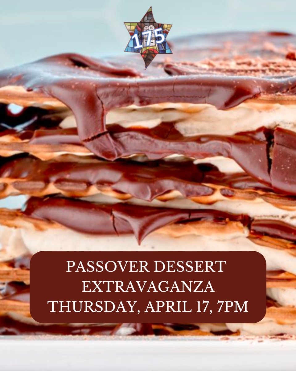 Vassar Temple (@vassartemple) on Twitter photo Bring your leftover Pasadicke desserts (or bake new ones) for a fun evening of Passover-related activities. This celebration will be truly unique! Please RSVP to ritual@vassartemple.org by 4/14 and indicate what you will bring.
vassartemple.org Bring your leftover Pasadicke desserts (or bake new ones) for a fun evening of Passover-related activities. This celebration will be truly unique! Please RSVP to ritual@vassartemple.org by 4/14 and indicate what you will bring.
vassartemple.org