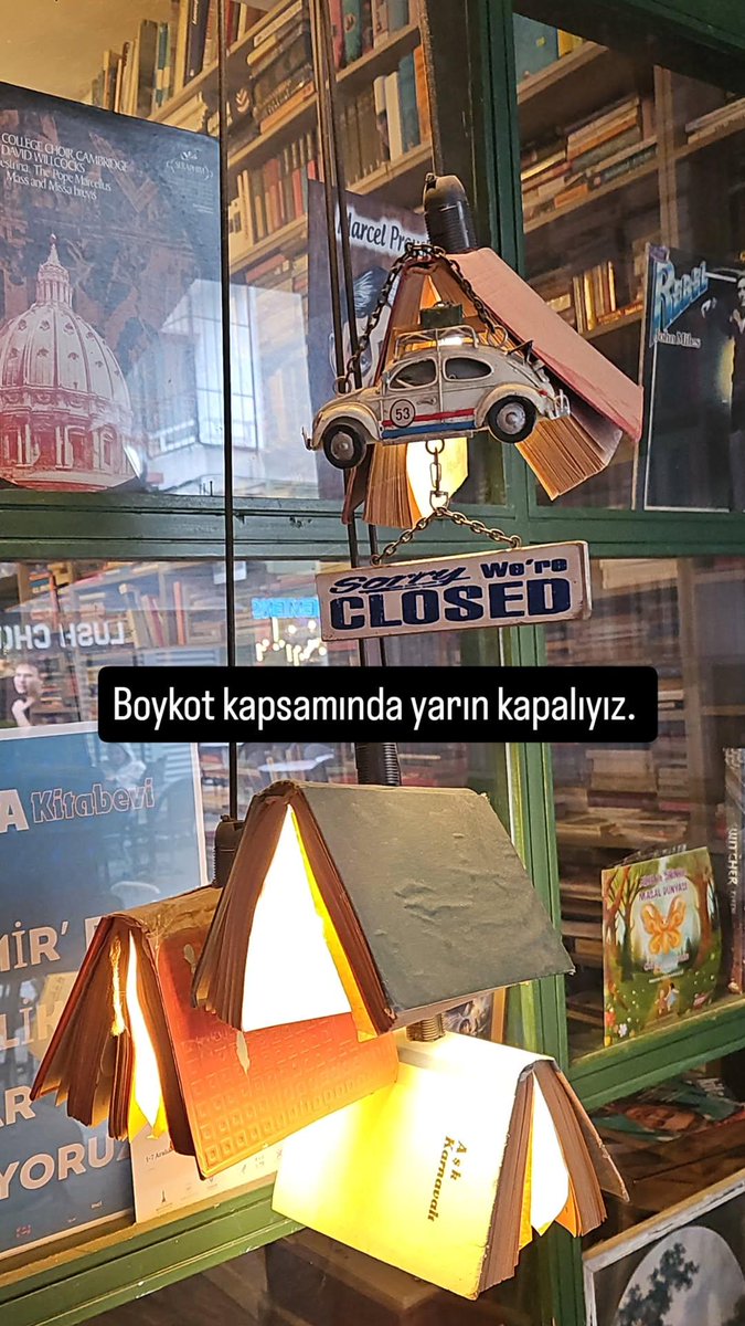 Boykot kapsamında yarın kapalıyız. 
#boykot