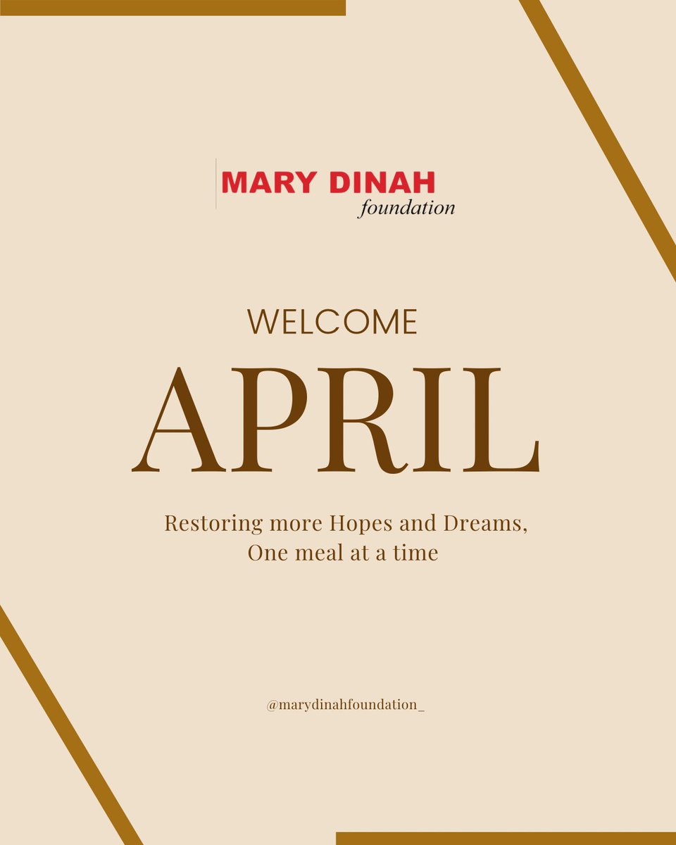 zerohungeraid's tweet photo. April is here! A new month to restore hopes and dreams, one meal at a time.
No one should have to choose between food and their future. Let’s work together to make nutritious meals accessible.

Join us in making a difference! ✨
 #EndHunger  #MaryDinahFoundation#GAFI https://t.co/glgKhcWa9Q