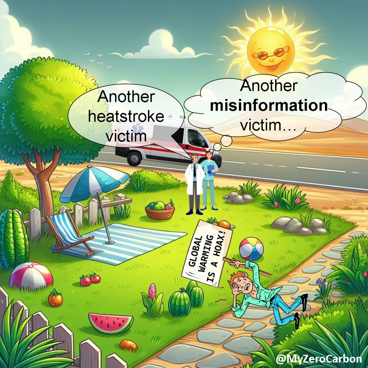 MyZeroCarbon's tweet image. .
Don't be a climate victim!

Take #ClimateAction now for the benefit of your community and the planet and to avoid the worst of Climate Change!

read reliable sources on Climate Change -   a list here: onlinepublichealth.gwu.edu/resources/sour…

#ClimateChangeIsReal