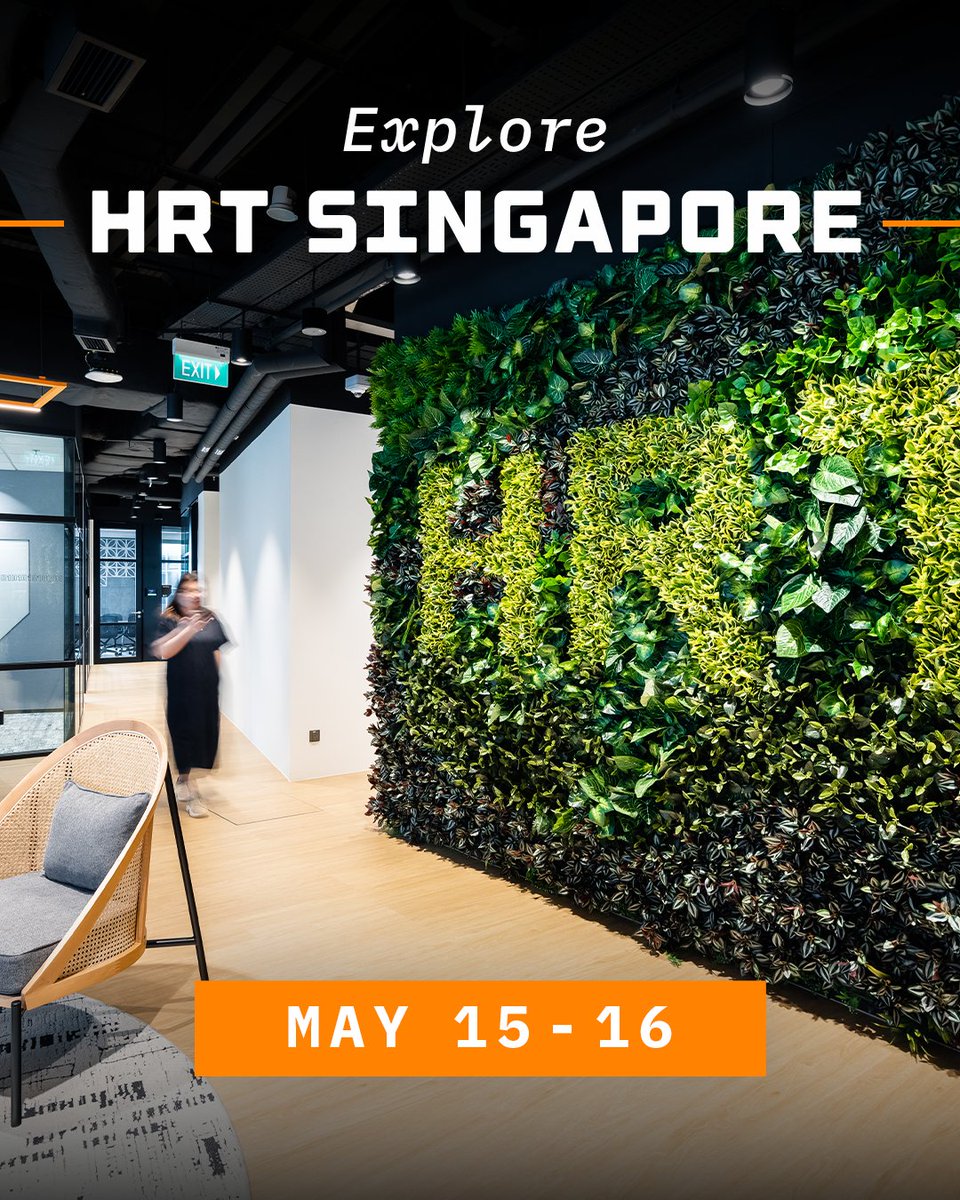 Applications are open for #ExploreHRTSingapore 🇸🇬

We’re inviting 2nd-year STEM undergrads to our Singapore office for a 2-day deep dive into algorithmic trading, including talks, 1:1s, office tours &amp; more.

🚨 Apply by April 18: hudsonrivertrading.com/careers/job/?g…