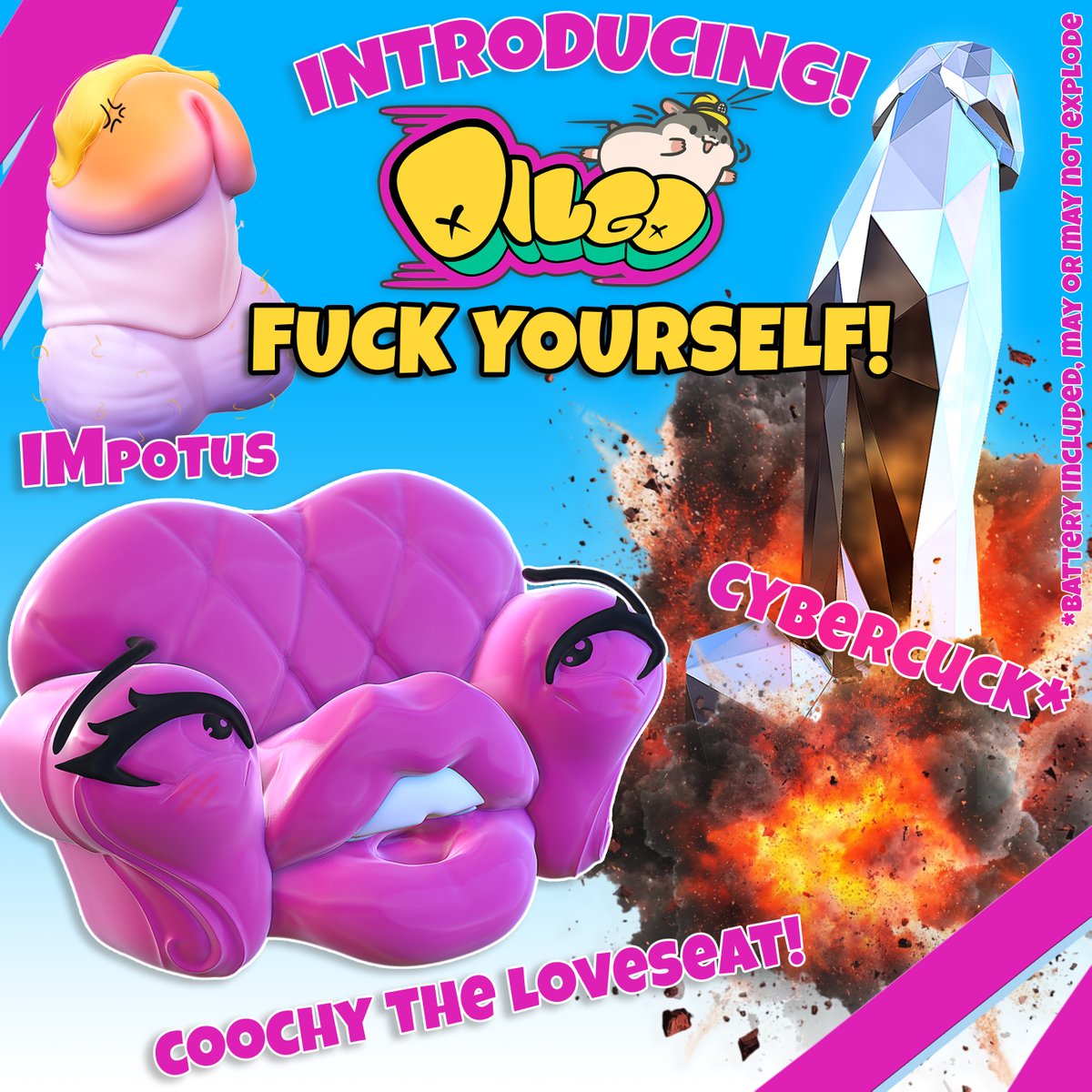 Introducing our new line: Dil-Go Fuck Yourself!