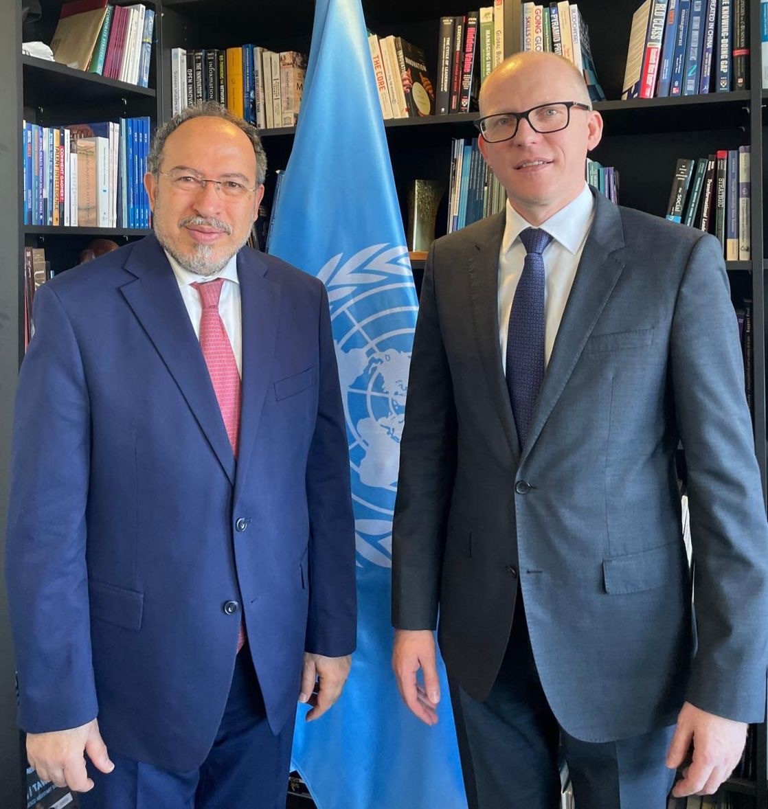 TawfikJelassi's tweet image. Productive meeting with Amb. @andrispelss 🇱🇻, who reaffirmed Latvia’s strong commitment to #freedomofexpression, combating disinformation, #digitaltransformation &amp;amp; promoting #multilingualism online. Grateful for cooperation on #IPDC #IFAP #MediaFreedom #AI #DigitalTransformation