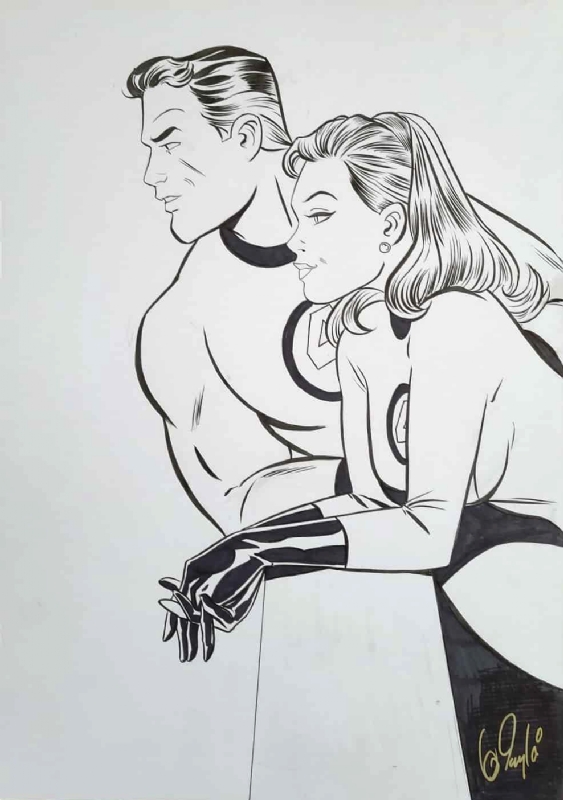 iamluke85's tweet photo. #mrfantastic & #invisiblewoman artwork by #DesTaylor https://t.co/WTtluV6yeU