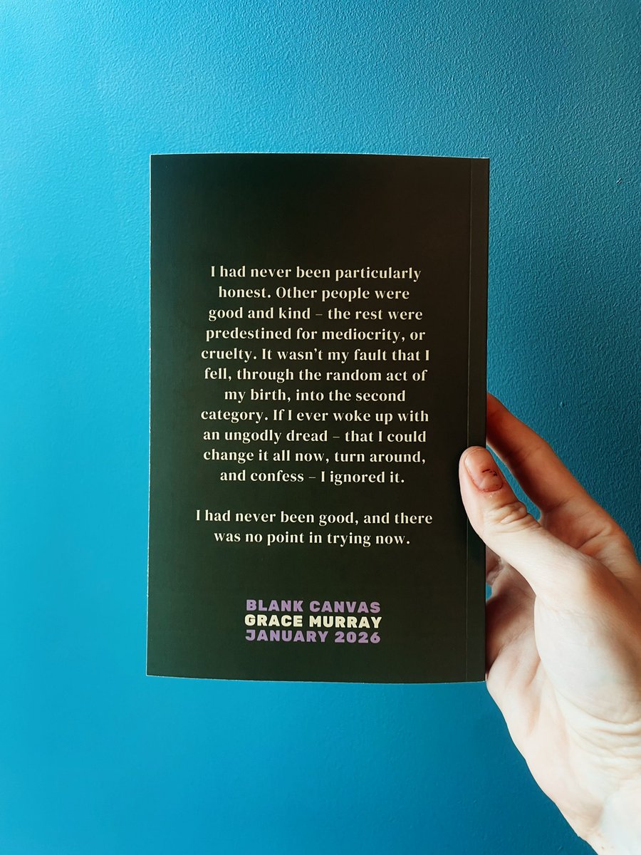 You heard it here first - here’s 2026’s most blazing debut 🔥 
Authors, I’m sending copies out to potential endorsers, so please let me know if you fancy a copy!

#BlankCanvas by Grace Murray
Coming from <a href="/FigTreePenguin/">Fig Tree</a> in January 2026