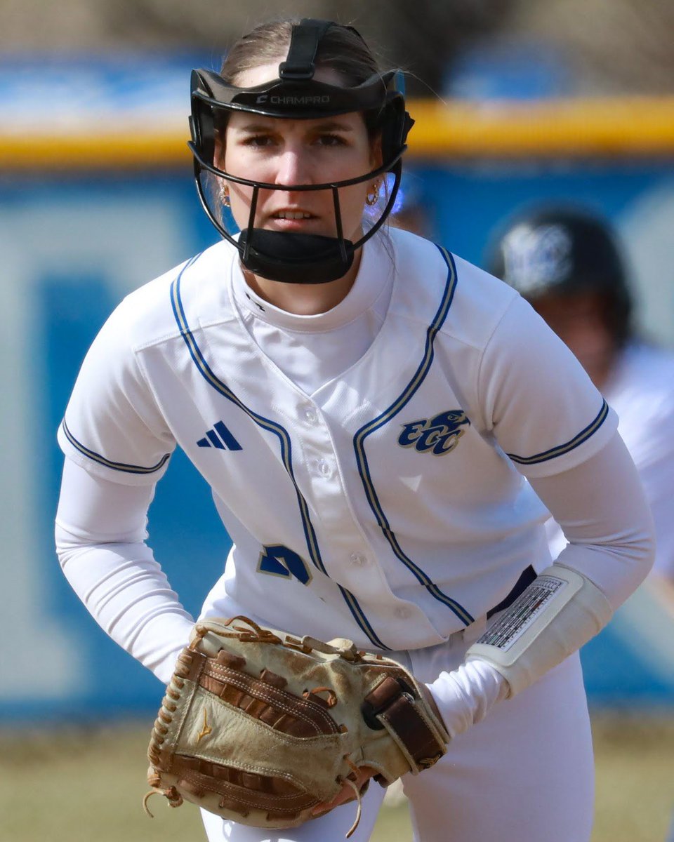 Congrats to Addyson Steele for having 86 K’s on the season and being ranked 19th in the nation among pitchers NJCAA D2! She is close to breaking most K’s in a career at ECC dating back to 2006. (Previous years stats not recovered)