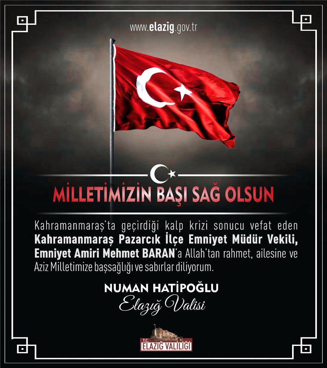 numanhatipoglu's tweet photo. Aziz milletimizin başı sağ olsun 🇹🇷 https://t.co/rph0pvcoLY