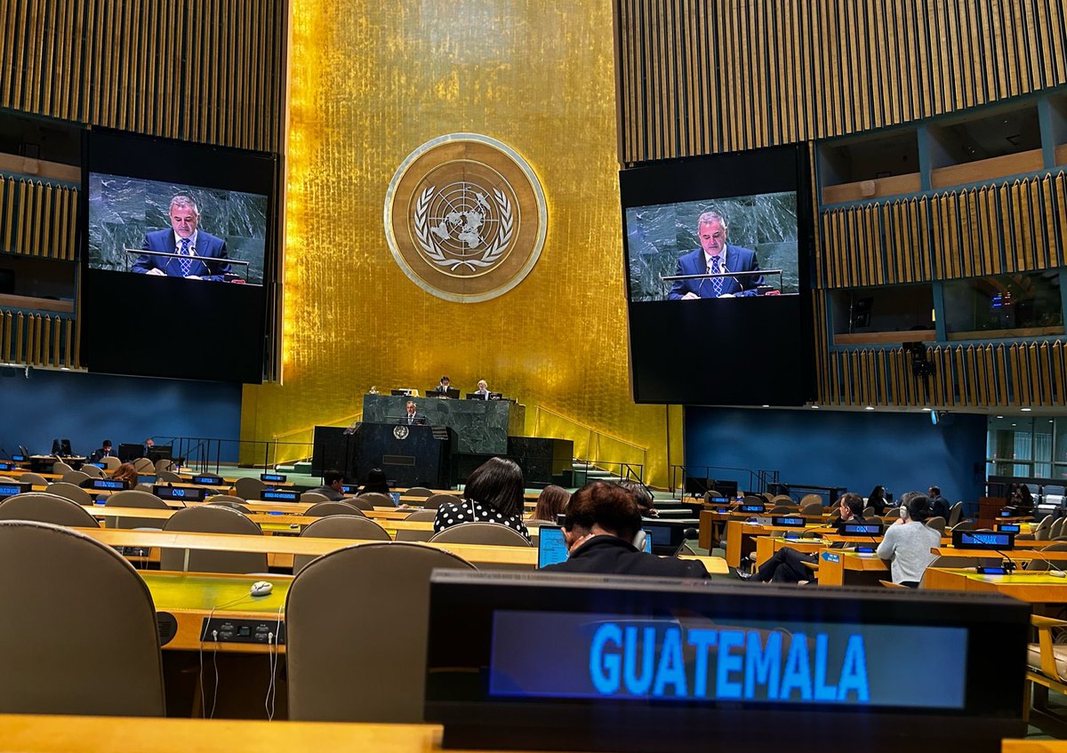 Guatemala participated in the High-level Meeting on Middle-Income Countries highlighting the need of transformative actions:
▶️ Improved international financial architecture
▶️ Multidimensional measures of development
▶️ Financial inclusion
▶️ South-South &amp; triangular cooperation