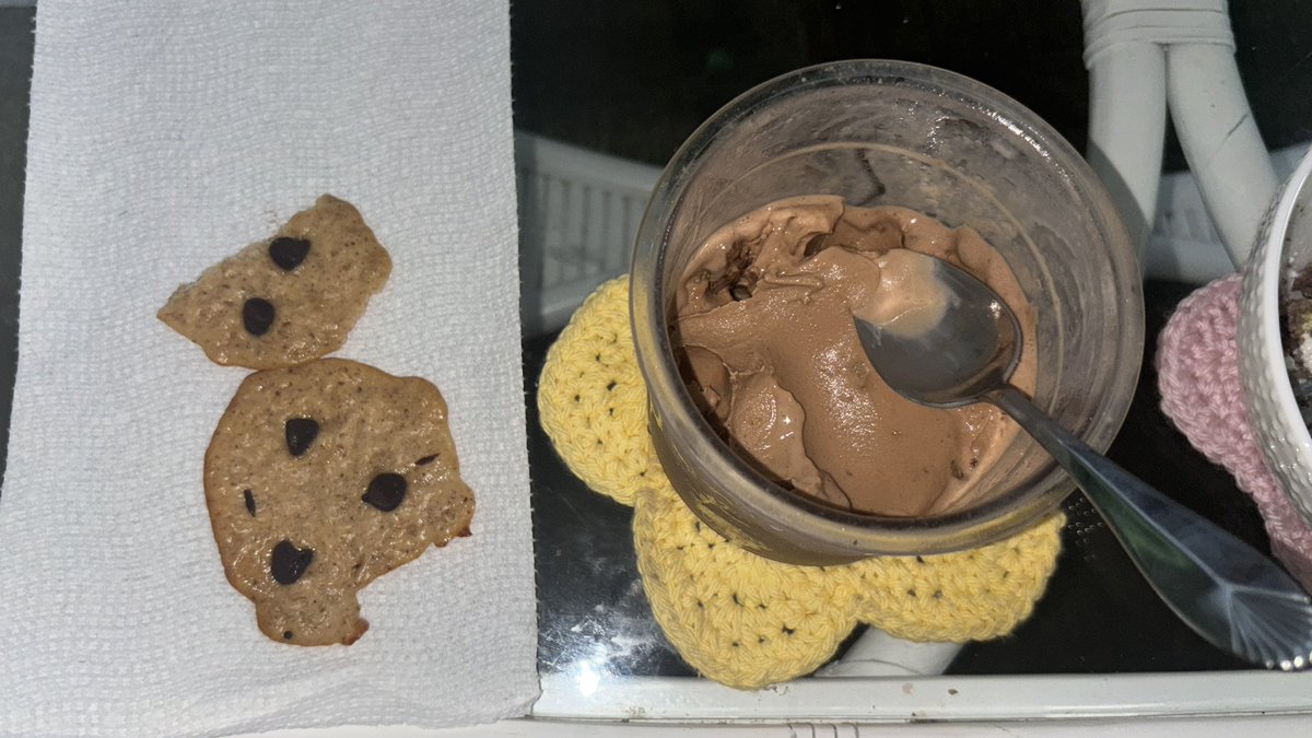 Ice cream and cookies for lunch. 

Don’t give a fuck this Tuesday.