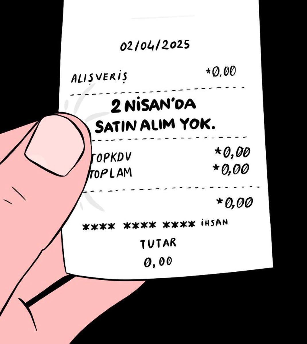 Demokrasilerde devletin asıl sahibi millettir!

Tüketimden gelen gücümüzü kullanıyor, 2 Nisan’da satın alım yapmıyoruz.
 
Sen de tüm harcamalara dur de!

#2nisantüketimboykotu