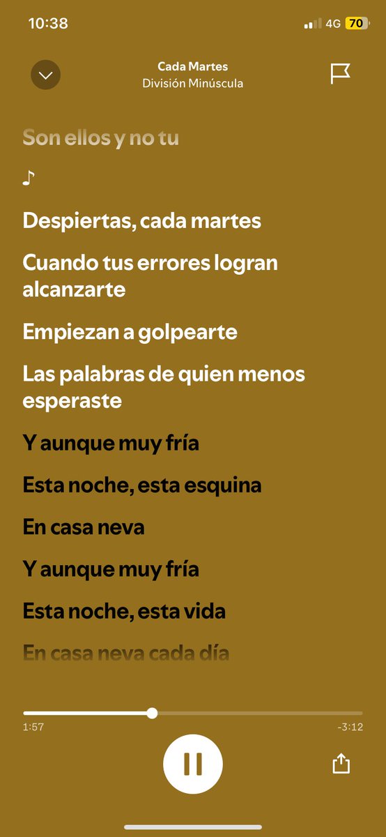 Despiertas cada martes…🎶🎵