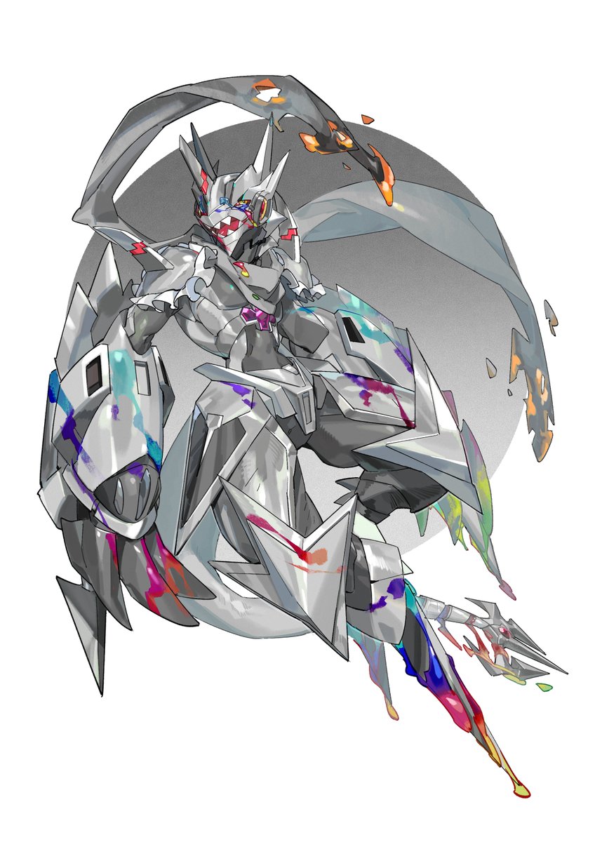 色彩/空无
#オリジナルデジモン #DigimonOC #digimonfanart #Digimon #digifake