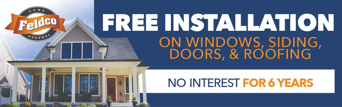 Family owned. Products made in the USA for almost 50 years!

🎶 Sing it with me…For quality windows siding and doors…call 866-4FELDCO

 🏡🪟🚪<a href="/Feldco/">Feldco</a>