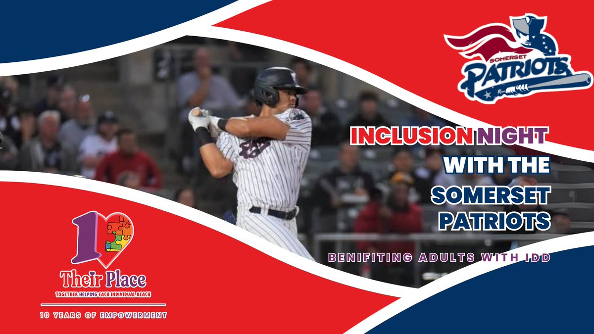 TheirPlaceNJ's tweet image. 🌟 April is Autism Awareness Month! 🌟 Wear blue on April 2nd &amp;amp; support inclusion! 💙 Grab tickets for Inclusion Night with the Patriots! ⚾💙 
zeffy.com/en-US/ticketin… 
#AutismAwarenessMonth