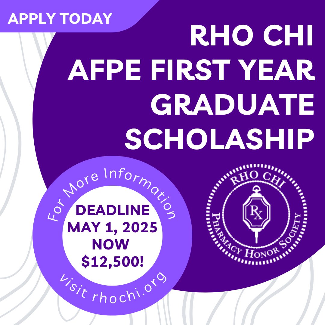 🎓 Attention First-Year Grad Students! 🎓
The AFPE First Year Graduate Scholarship is now open for applications! This is your opportunity to receive $12,500 to support your studies and research ambitions!
🗓️ Deadline: May 1, 2025
Apply today at rhochi.org.