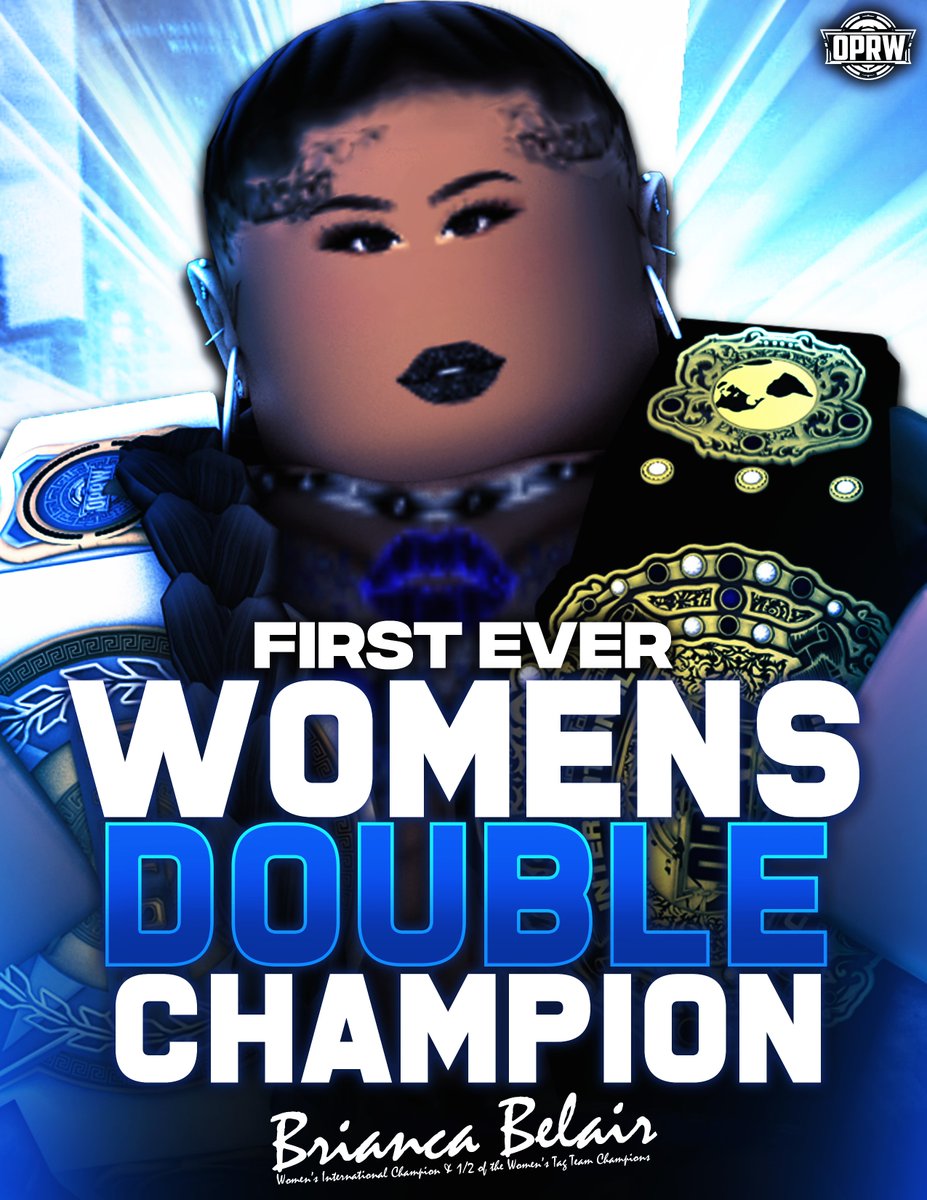 #OPRW2025 (@oprw_roblox) on Twitter photo HERStory. 👏
Following No Way Out last Saturday.. <a href="/sluhchi/">sluhchi/brielle</a> was the BIGGEST WINNER out of everyone.. as the BRAND NEW OPRW Hall of Famer stood tall, leaving Madrid with the Women's Tag Titles.. AND the International Title!
Congrats to the E.S.T!
#OPRW2025 HERStory. 👏
Following No Way Out last Saturday.. <a href="/sluhchi/">sluhchi/brielle</a> was the BIGGEST WINNER out of everyone.. as the BRAND NEW OPRW Hall of Famer stood tall, leaving Madrid with the Women's Tag Titles.. AND the International Title!
Congrats to the E.S.T!
#OPRW2025