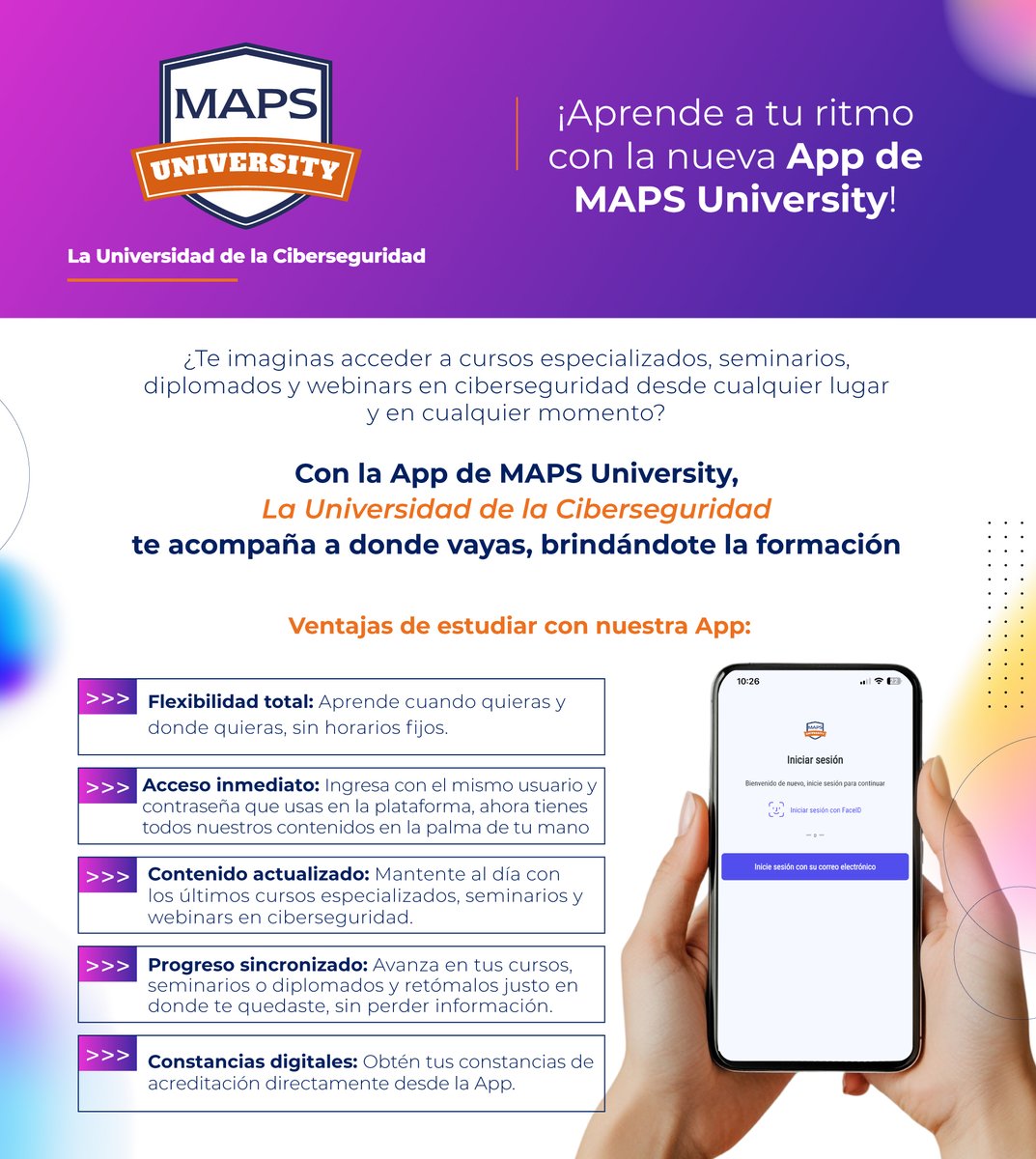 💥 Te compartimos los links para que descargues la App de #MAPSUniversity 📲  ahora mismo y sigas aprendiendo, estés donde estés. 

🍎 (iOS) bit.ly/MAPSUniversity… 
👾 (Android) bit.ly/MAPSUniversity…