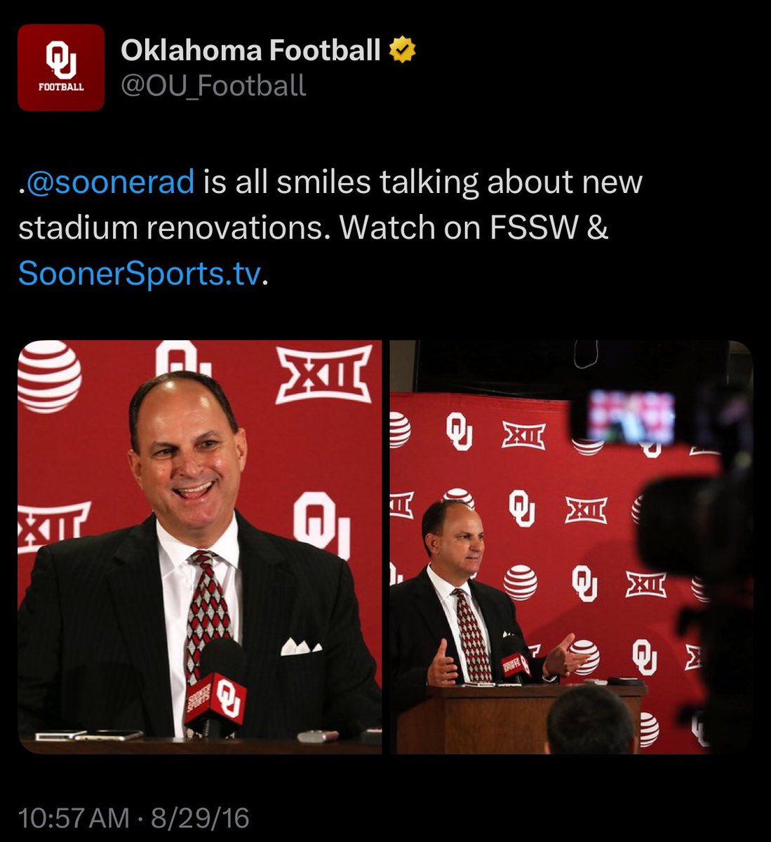 OKLAHOMA announces stadium renovations‼️ these renovations will upgrade the pressboxes, suites, and most importantly increase capacity to 95k-100k‼️