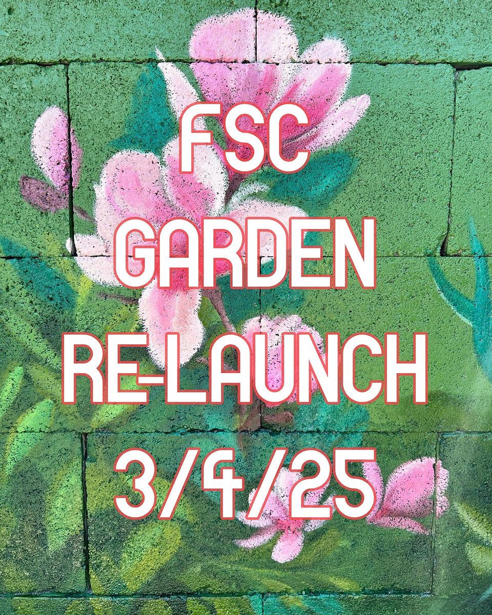 GRUBMCR's tweet image. 🌹EXCITING NEWS🌼

This Thursday, Friday, Saturday and Sunday we are relaunching the FSC GARDEN🪴

Come and celebrate the improvements we’ve made to our beautiful outdoor space with us. 
We’re having a big party in the sunshine all weekend.